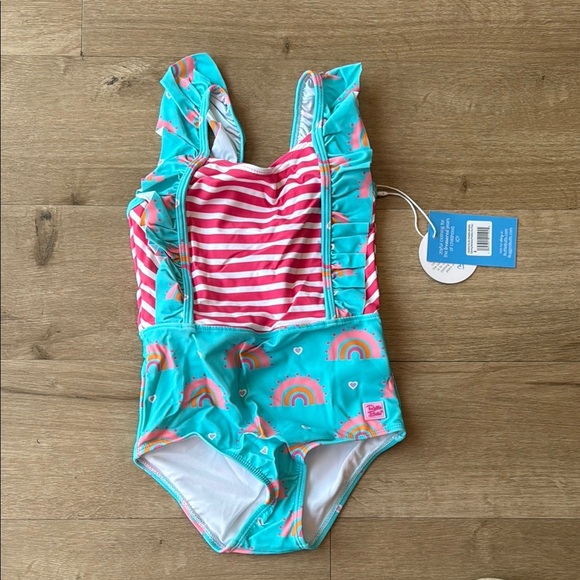 Ruffle Butts Swimming Suit.  Girl’s size 6. New with tags. One piece. - Picture 1 of 6